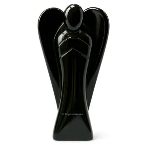 Black Agate Angel (4 Inch)