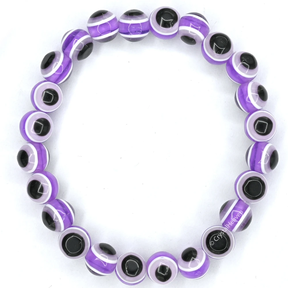 Violet Evil Eye Bracelet - Image 2