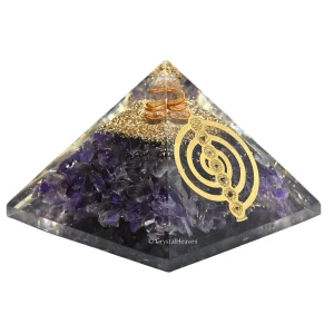 Amethyst Orgone Pyramid (Chakra Reiki)