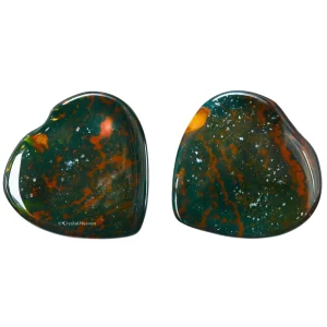 Bloodstone Mini Heart (Pack of 2)