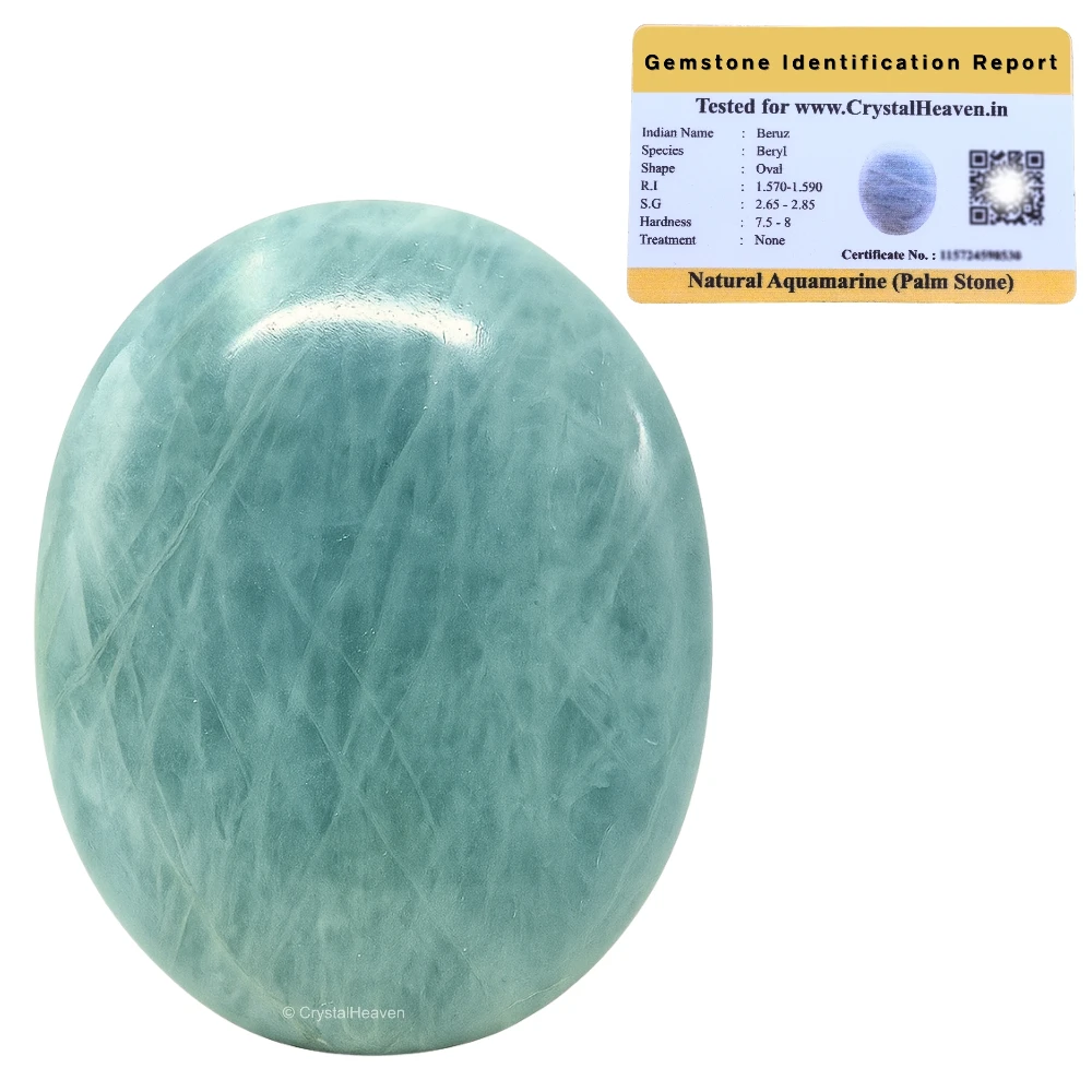 Aquamarine Palm Stone - Image 2