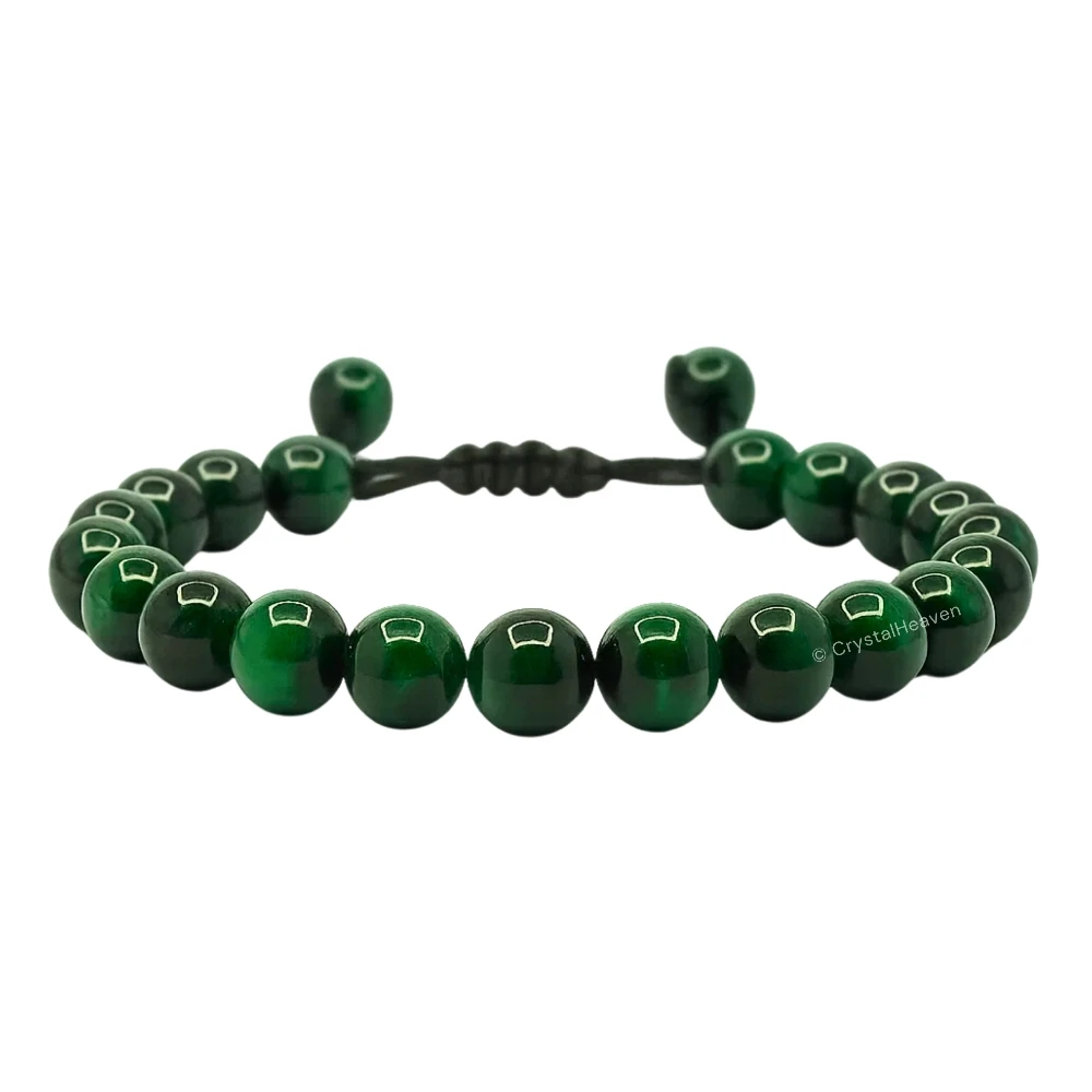 Tiger Eye Healing Crystal Bracelets - 6mm Beads (Adjustable) - Image 9