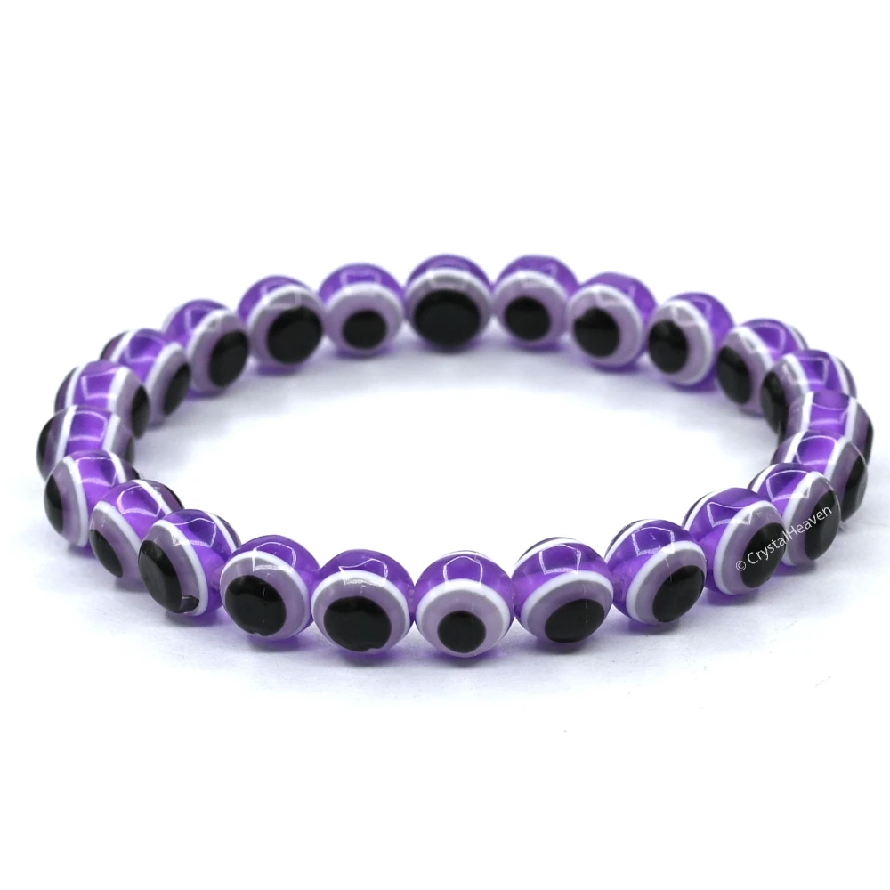 Violet Evil Eye Bracelet - Image 3